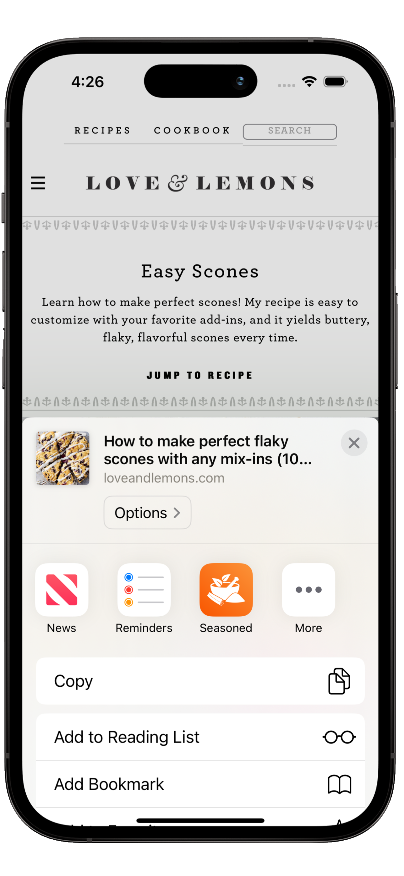 Recipe Import